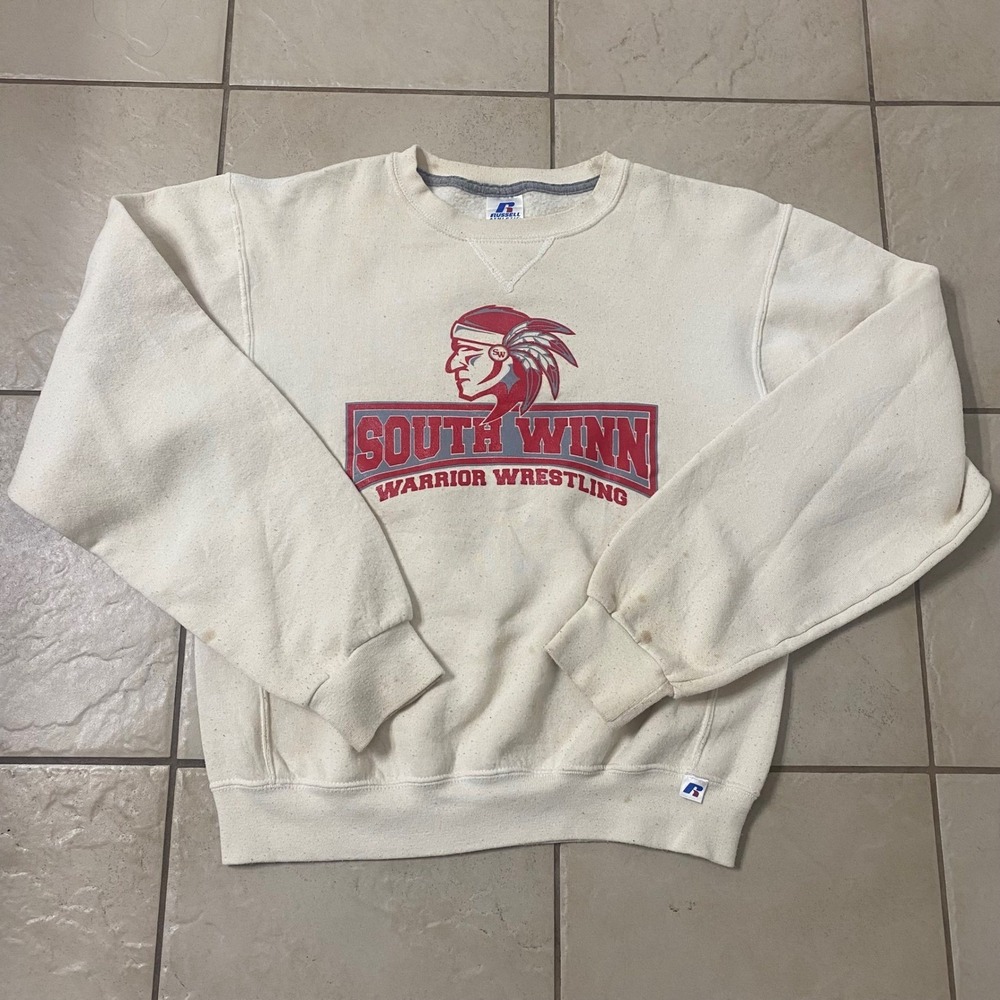 Russell‎ Athletic South Winn Warrior Wrestling Sweatshirt Crewneck Small